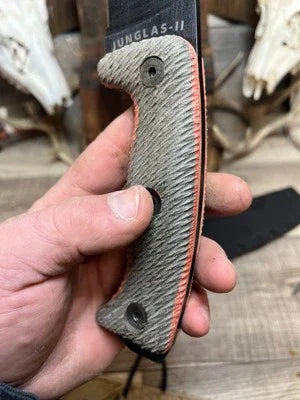 Esee Junglas I/II & Cleaver CL1 Canvas Micarta Handles - Carroll’s Custom Knife Scales