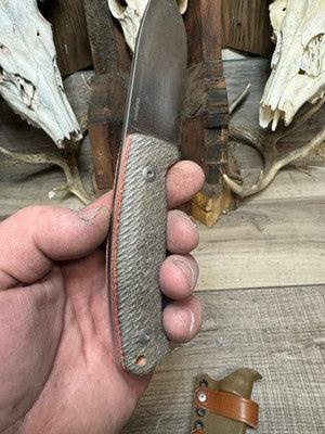 Lionsteel M2M Canvas Micarta Handles - Carroll’s Custom Knife Scales