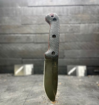 Kabar Becker BK 2, BK 9, Etc... Canvas Micarta Handles - Carroll’s Custom Knife Scales