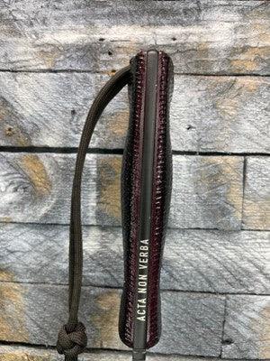 Acta Non Verba P300 or P250 Black/Burgundy Canvas Handles - Carroll’s Custom Knife Scales