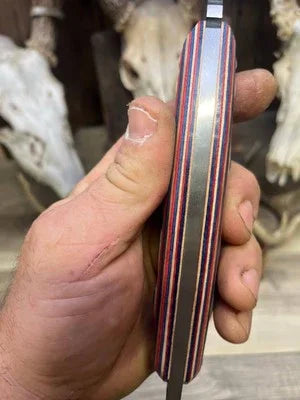 WTG C.U.M.A. King Destructo Dymalux Handles - Carroll’s Custom Knife Scales