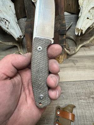 Lionsteel M2M Canvas Micarta Handles - Carroll’s Custom Knife Scales