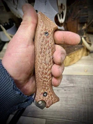 WTG Dregoth Canvas Micarta Handles - Carroll’s Custom Knife Scales