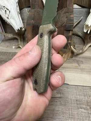 Esee 3 / Esee 4 Canvas Micarta Handles - Carroll’s Custom Knife Scales