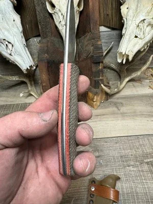 Lionsteel M2M Canvas Micarta Handles - Carroll’s Custom Knife Scales