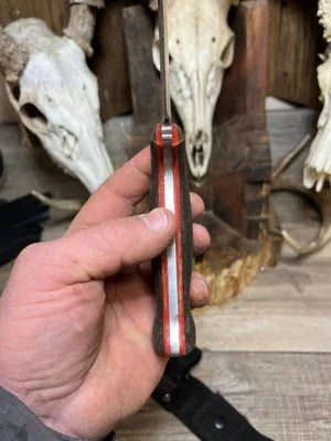 WTG Wolverine / Mountain Lion Canvas Micarta Handles - Carroll’s Custom Knife Scales