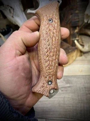 WTG Dregoth Canvas Micarta Handles - Carroll’s Custom Knife Scales