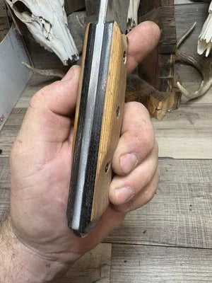 WTG Hellion Burlap Micarta And Lati Handles