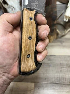 WTG Hellion Burlap Micarta And Lati Handles