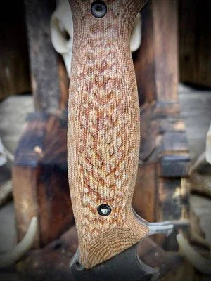WTG Dregoth Canvas Micarta Handles - Carroll’s Custom Knife Scales