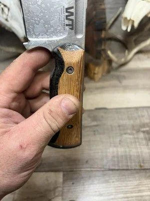 WTG Hellion Burlap Micarta And Lati Handles