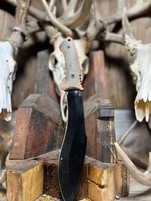 Spartan Blades Harsey Kukri / Fighter / Nessmuk Canvas Micarta Handles - Carroll’s Custom Knife Scales