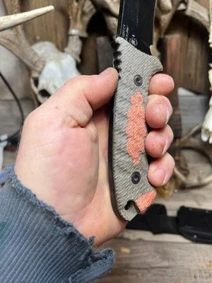 Spartan Blades Harsey Kukri / Fighter / Nessmuk Canvas Micarta Handles - Carroll’s Custom Knife Scales
