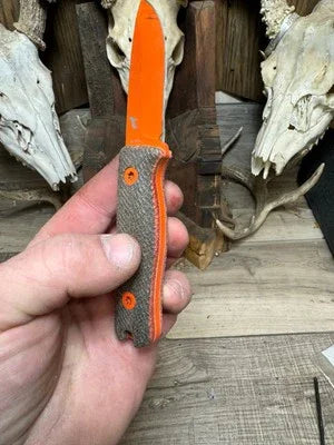 Reiff Knives F3 EDC Canvas Micarta Handles - Carroll’s Custom Knife Scales