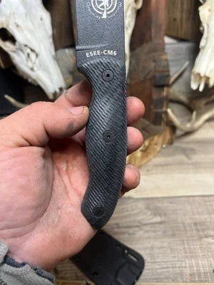 Esee CM6 Canvas Micarta Handles - Carroll’s Custom Knife Scales