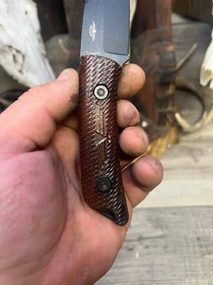 KA-BAR: Jarosz Globetrotter - Canvas Micarta Handles (Knife NOT Included) - Carroll’s Custom Knife Scales