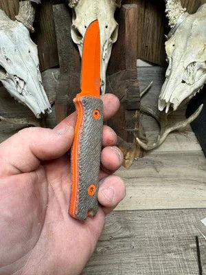 Reiff Knives F3 EDC Canvas Micarta Handles - Carroll’s Custom Knife Scales