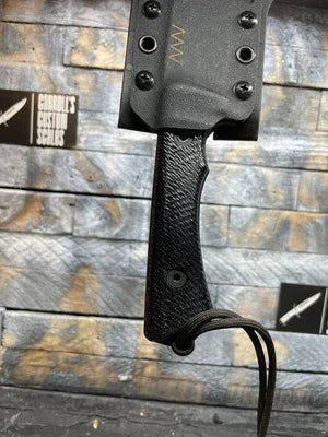Acta Non Verba P300 or P250 Black/Burgundy Canvas Handles - Carroll’s Custom Knife Scales