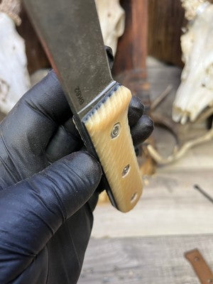 KA-BAR Becker Kephart BK62 Paper Micarta Handles - Carroll’s Custom Knife Scales